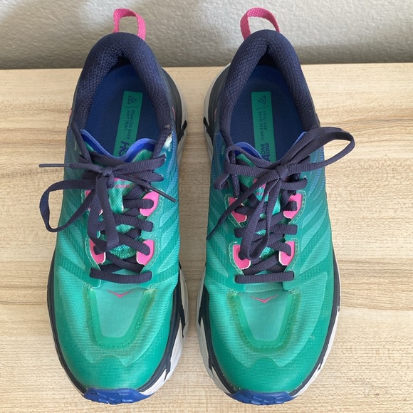 Hoka Mafate Speed 3 Shoes in Dazzling Blue Atlantis Trail Running Size 7.5 B - Picture 5 of 13